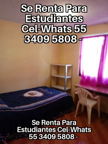 Cuarto para dama; cuarto dama; habitacion dama; departamento dama; recamara para dama; cuarto para mujer; habitacion para mujer; recamara para mujer; departamento para mujer; IPN; UPIICSA;  IPN Zacatenco; IPN Ticoman; ITGAM; Odontologia UNAM Aragon; Odontologia Iztacala Aragon; Iztacala FES Aragon; TESE; UNEVE; UPN 153; UPN 096; FES Aragon; Odontologia FES Aragon;  