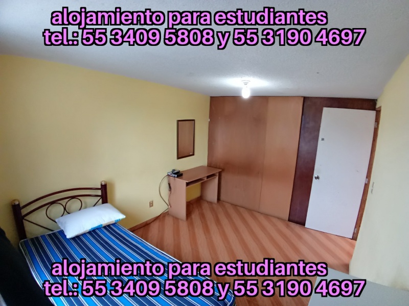 Renta Cuartos Estudiantes; fes aragon; odontologia aragon; fes iztacala odontologia; tese; uneve; upn 153; upn 096; renta estudiantes; renta estudiantes mujeres; ipn upiicsa; ipn zacatenco; ipn ticoman;