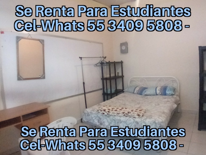 Estudiantes TESE; Estudiantes UNEVE; Estudiantes UPN 153; Odontologia UNAM Clinica Aragon; Odontologia Iztacala Clinica Aragon; Odontologia FES Aragon; Estudiantes FES Aragon; Cuartos para Estudiantes; habitaciones estudiantes; recamaras estudiantes; departamentos para estudiantes; alojamiento estudiantes; hospedaje estudiantes;