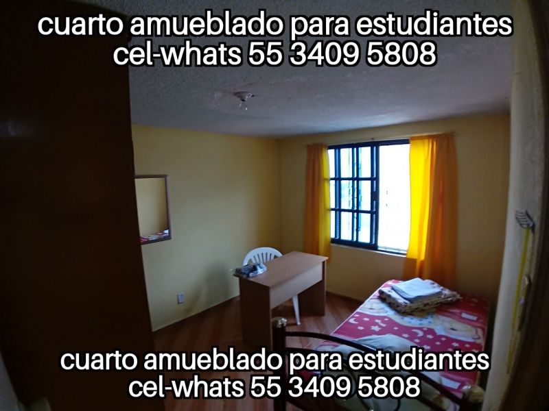 Cuarto para dama; cuarto dama; habitacion dama; departamento dama; recamara para dama; cuarto para mujer; habitacion para mujer; recamara para mujer; departamento para mujer; IPN; UPIICSA;  IPN Zacatenco; IPN Ticoman; ITGAM; Odontologia UNAM Aragon; Odontologia Iztacala Aragon; Iztacala FES Aragon; TESE; UNEVE; UPN 153; UPN 096; FES Aragon; Odontologia FES Aragon;  
